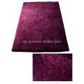 Microfaser-Teppich mit einfacher Farbe